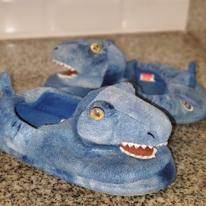 Youth size 5-6 build a bear dinosaur slippers